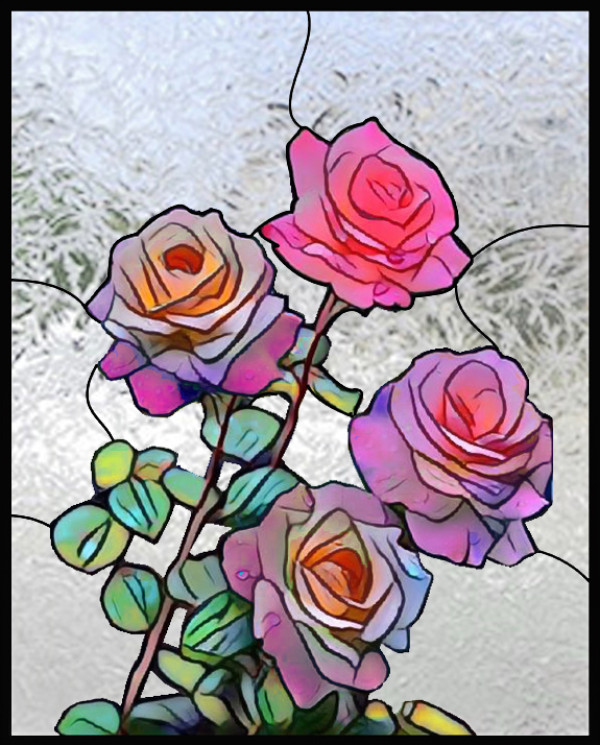 薔薇の図案-3のサムネイル