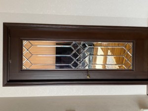 ベベルガラスのステンド修復